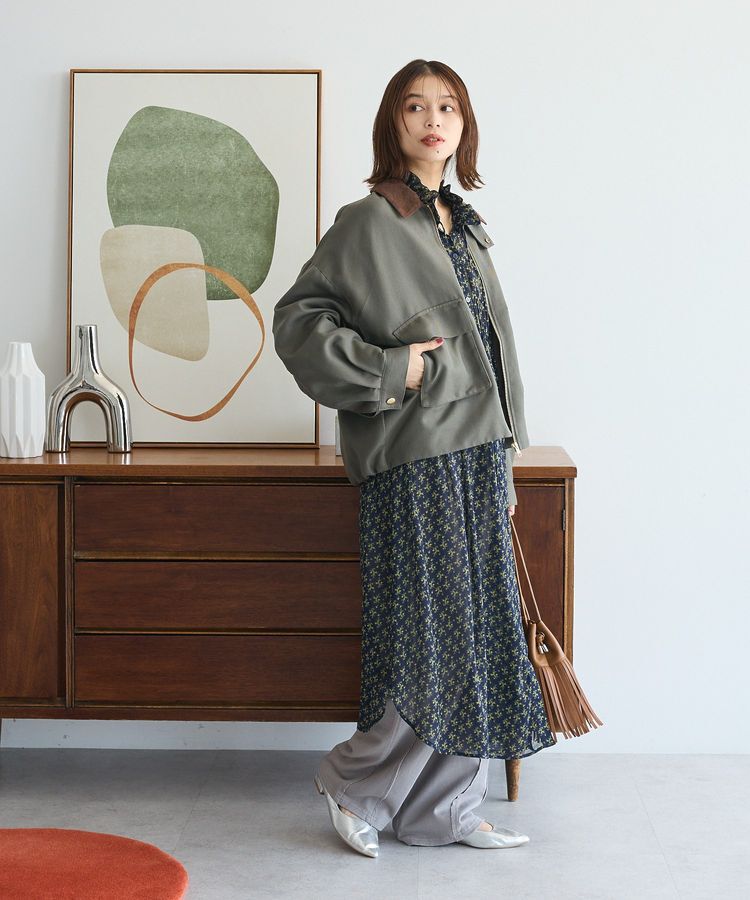 Green Parks「2WAYジップアップジャケット」|ブルゾン・スタジャン|