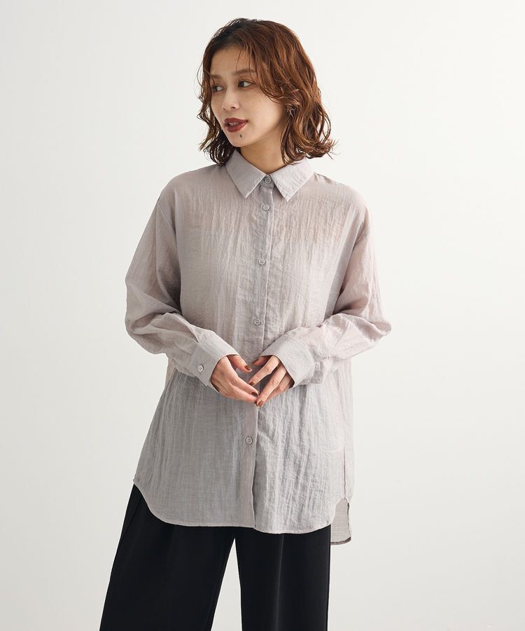 Green Parks「SET2点ラメシャギービスチェ+シャツ」|シャツ・ブラウス|