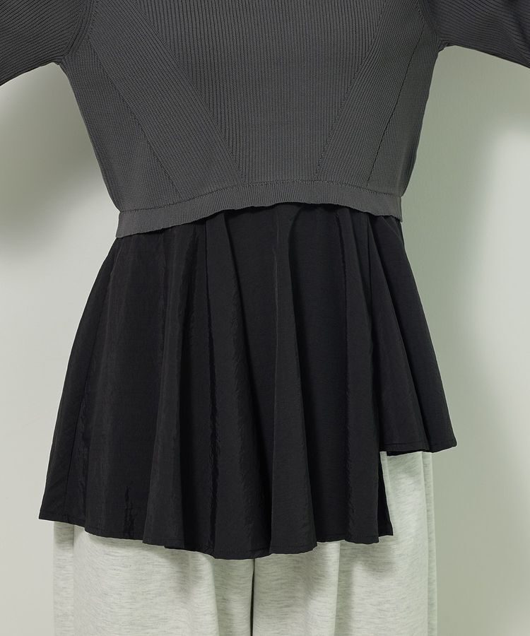 Green Parks「・ELENCARE DUE ハイブリットハイネックニット」|ニット・セーター|