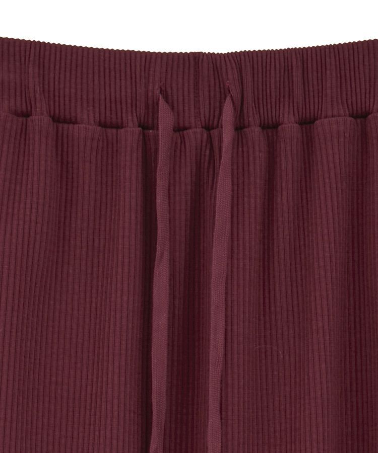 Green Parks「楽ちんIラインリブスカート」|タイト|