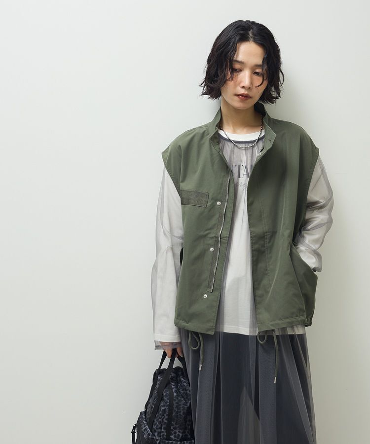 Green Parks「ミリタリーベスト」|ベスト・ジレ|