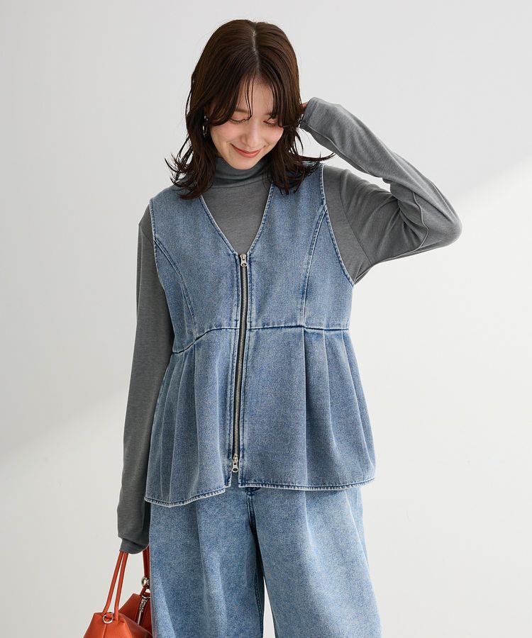 Green Parks「シアーリブタートルプルオーバー」|インナー|