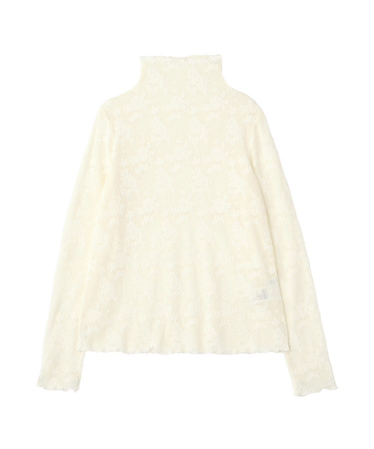 Green Parks「プリーツレースハイネックプルオーバー」|インナー|