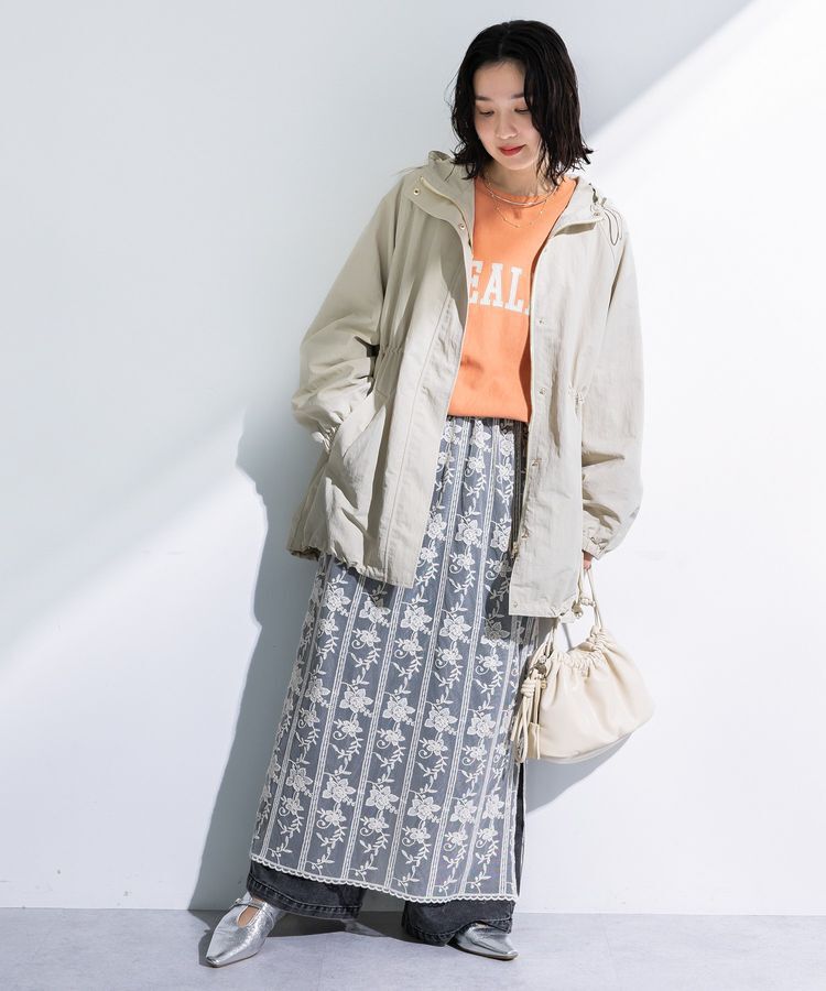 Green Parks「刺しゅうロゴ裏毛プルオーバー」|スウェット・ジャージ|