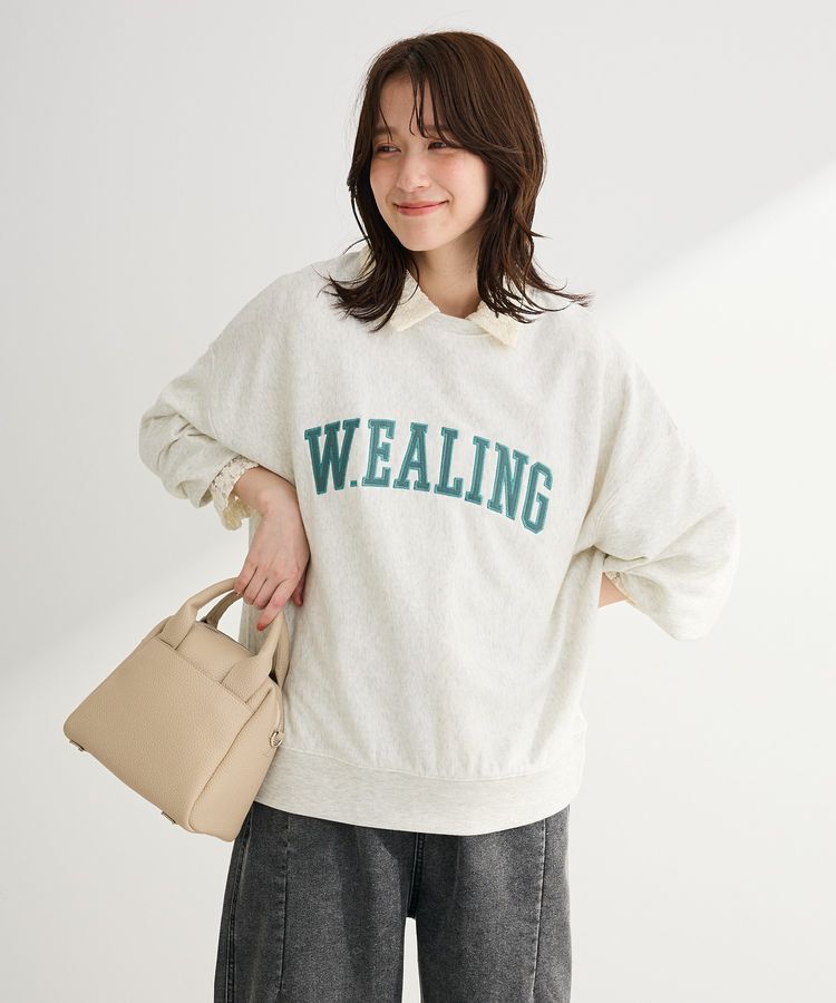 Green Parks「刺しゅうロゴ裏毛プルオーバー」|スウェット・ジャージ|