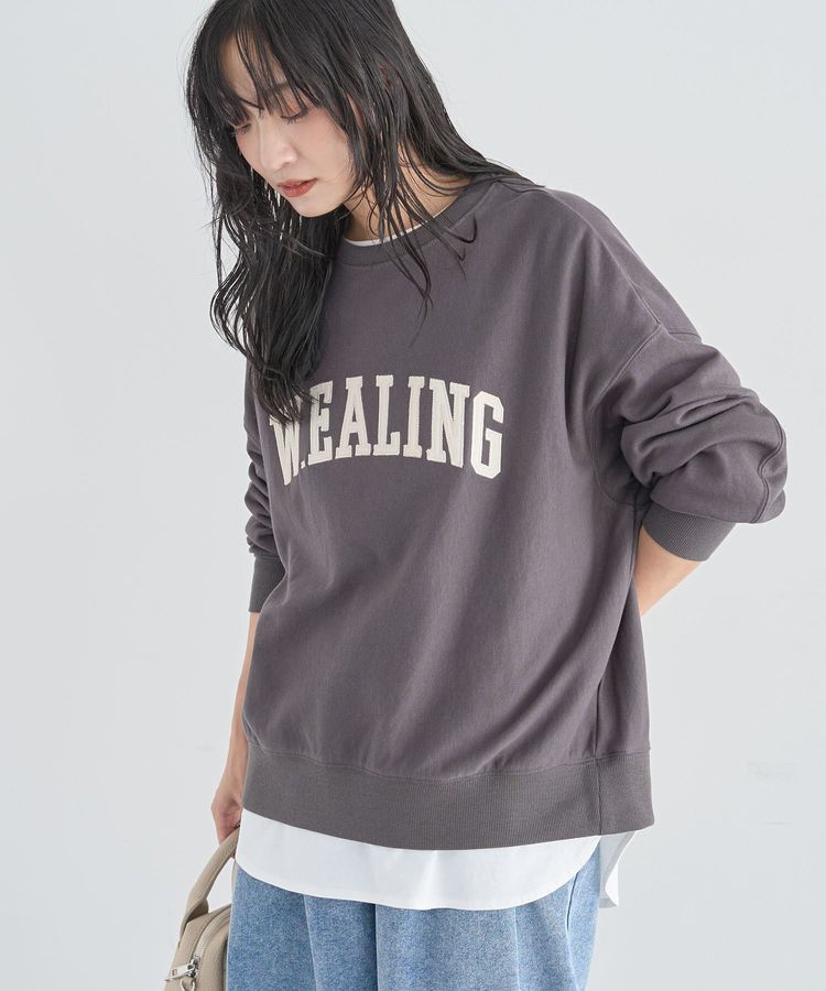 Green Parks「刺しゅうロゴ裏毛プルオーバー」|スウェット・ジャージ|