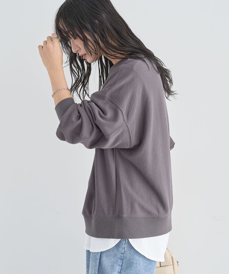 Green Parks「刺しゅうロゴ裏毛プルオーバー」|スウェット・ジャージ|