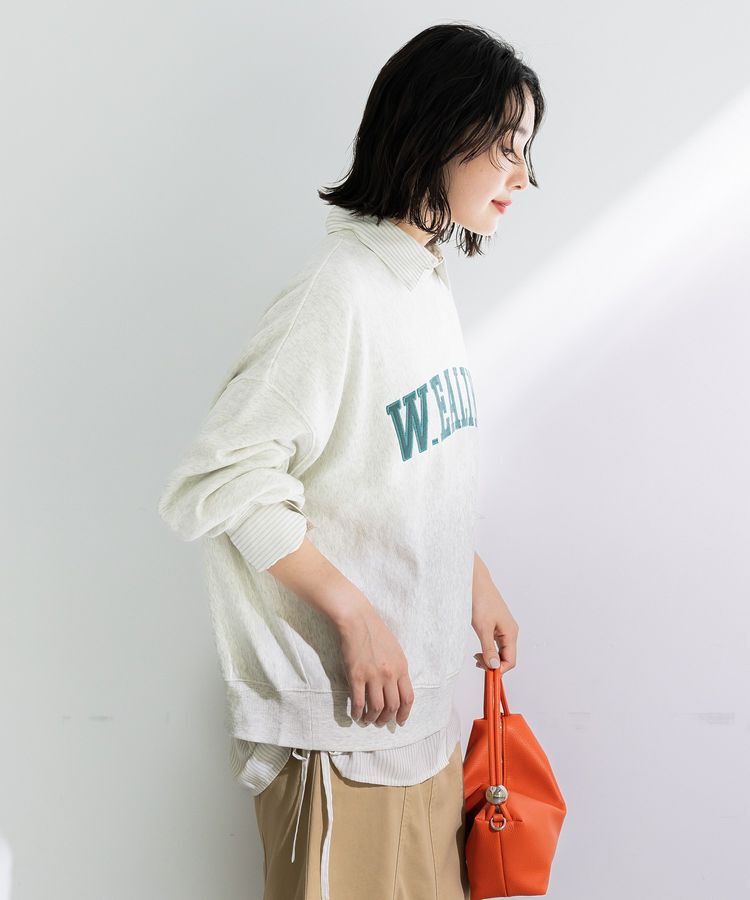 Green Parks「刺しゅうロゴ裏毛プルオーバー」|スウェット・ジャージ|