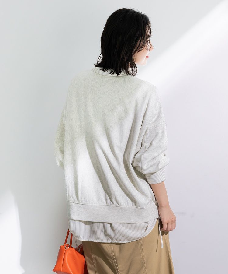 Green Parks「刺しゅうロゴ裏毛プルオーバー」|スウェット・ジャージ|