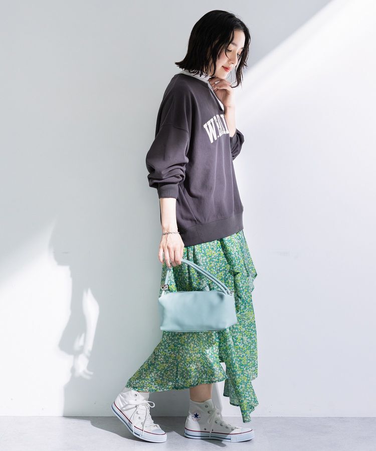 Green Parks「刺しゅうロゴ裏毛プルオーバー」|スウェット・ジャージ|