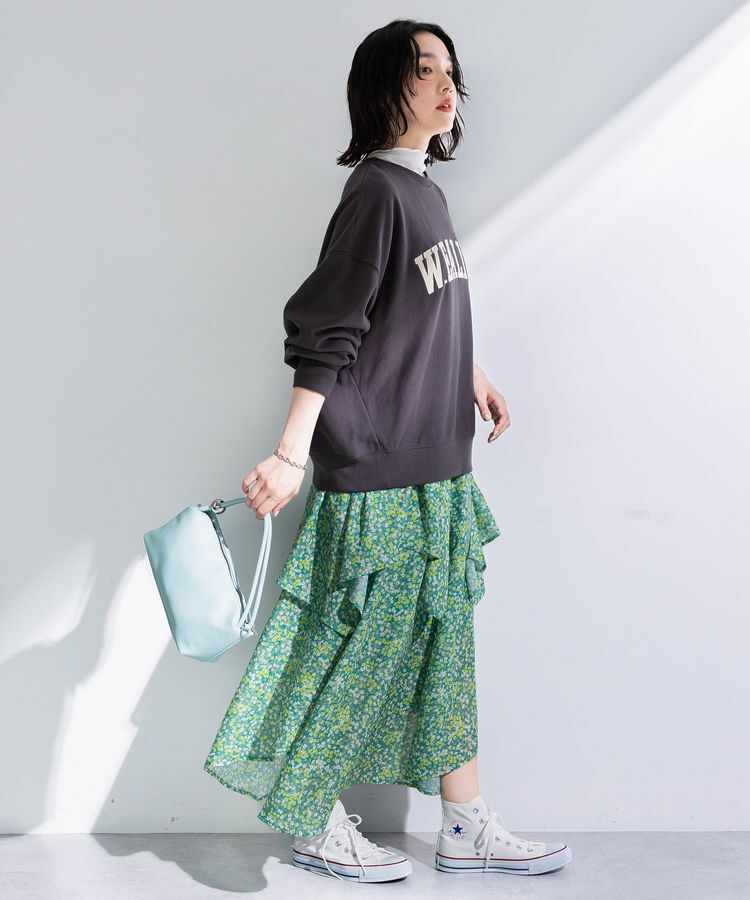 Green Parks「刺しゅうロゴ裏毛プルオーバー」|スウェット・ジャージ|