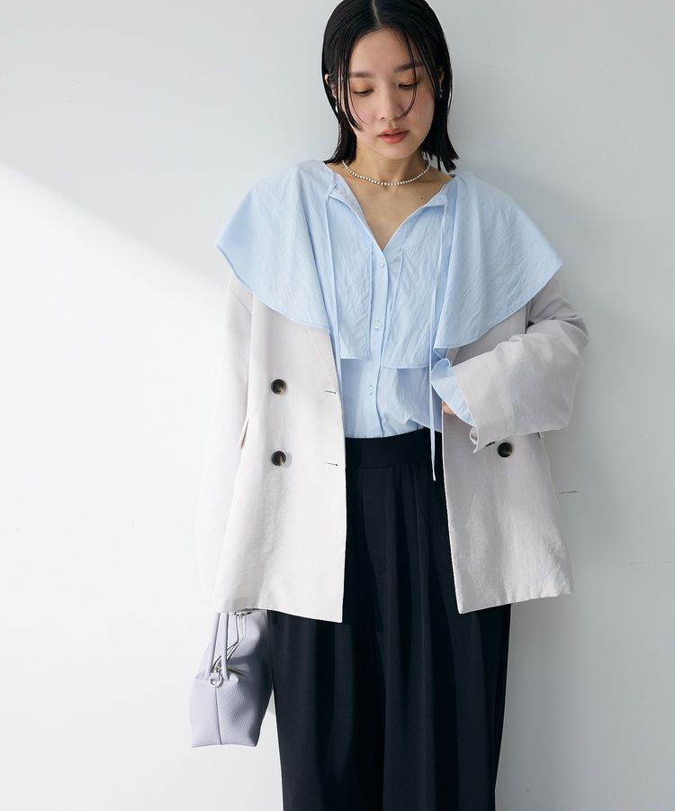 Green Parks「オーバーサイズW釦ライトジャケット」|テーラードジャケット|