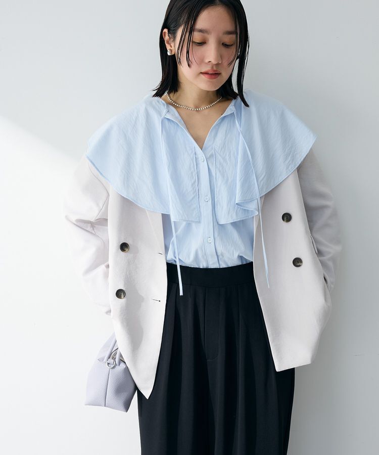 Green Parks「オーバーサイズW釦ライトジャケット」|テーラードジャケット|