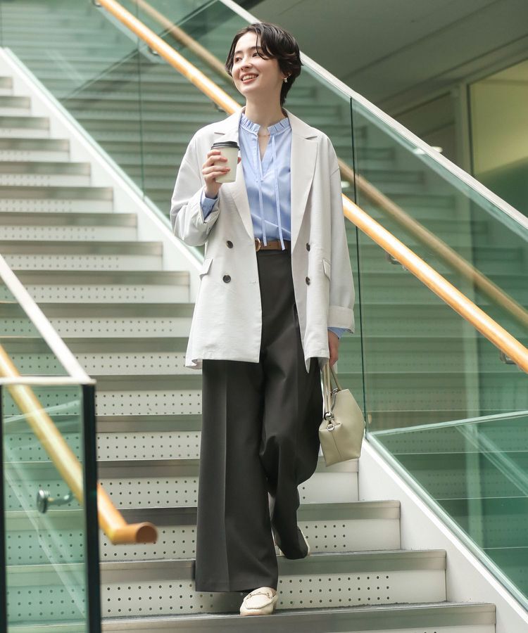 Green Parks「オーバーサイズW釦ライトジャケット」|テーラードジャケット|