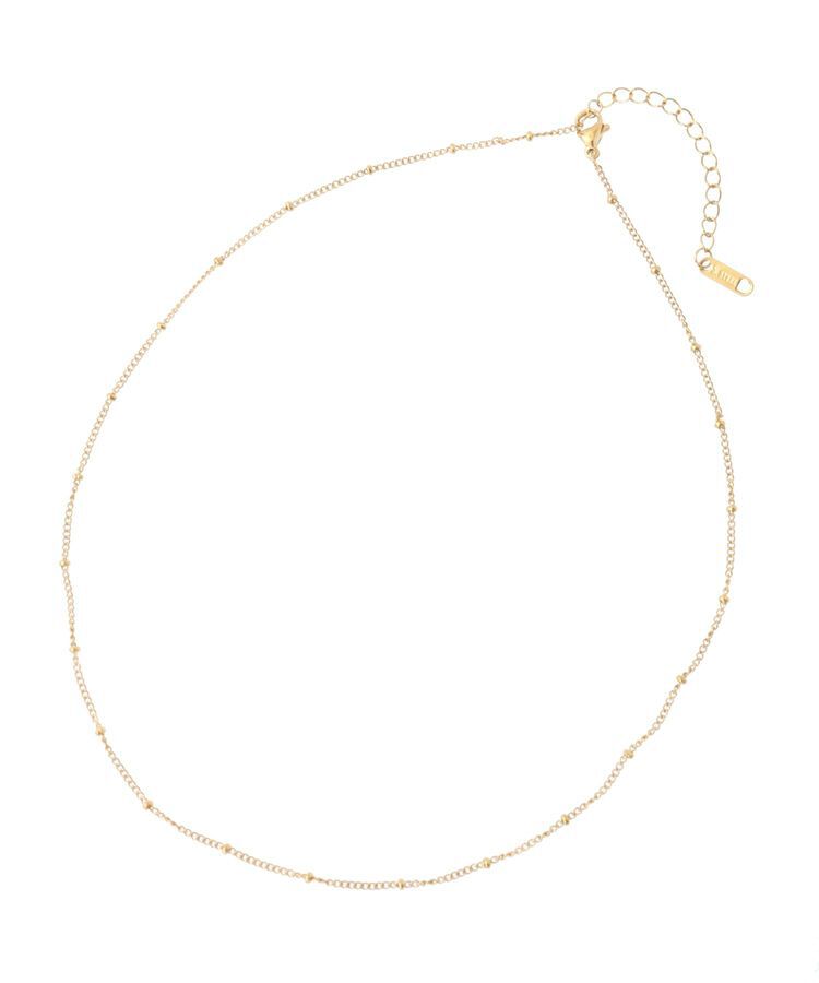 YECCA VECCA「ドットチェーンステンレスネックレス」|ネックレス|