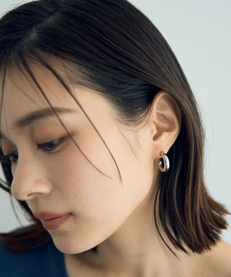 YECCA VECCA「ステンレスフープピアス」|ピアス|