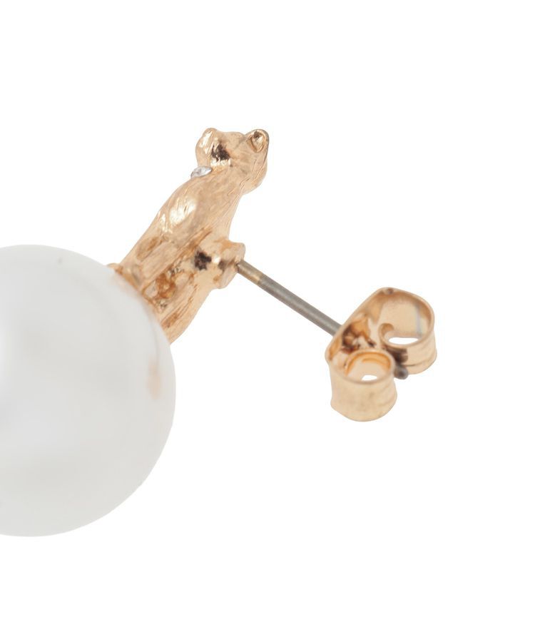 YECCA VECCA「パールキャットピアス」|ピアス|