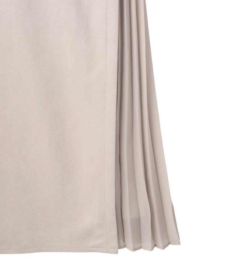 YECCA VECCA「【2点SET】ブラウスセットプリーツMIXジャンスカ」|ジャンパースカート|