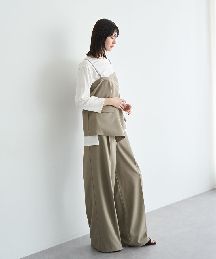 YECCA VECCA「ラウンドヘム7分袖ロゴTee」|Tシャツ・カットソー|