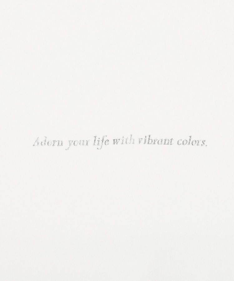 YECCA VECCA「ラウンドヘム7分袖ロゴTee」|Tシャツ・カットソー|