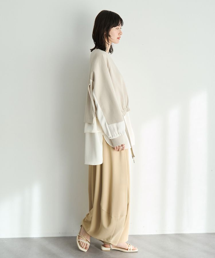 Editt by YECCA VECCA「シャツレイヤードデザインプルオーバー」|Tシャツ・カットソー|