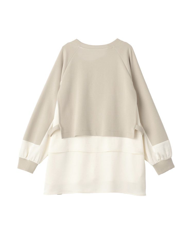 Editt by YECCA VECCA「シャツレイヤードデザインプルオーバー」|Tシャツ・カットソー|