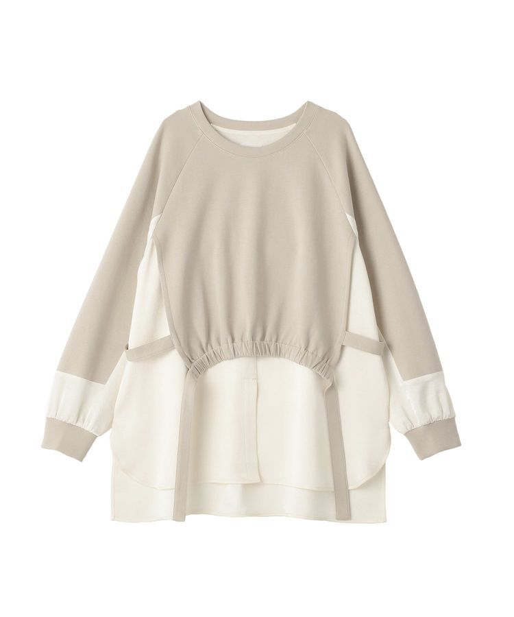 Editt by YECCA VECCA「シャツレイヤードデザインプルオーバー」|Tシャツ・カットソー|