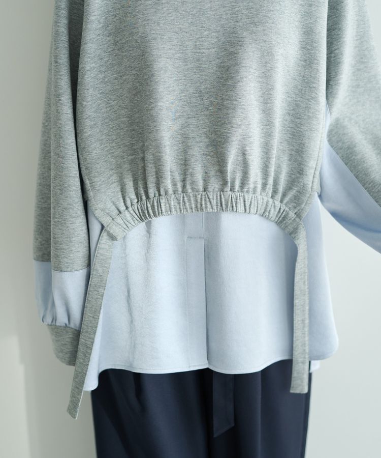 Editt by YECCA VECCA「シャツレイヤードデザインプルオーバー」|Tシャツ・カットソー|