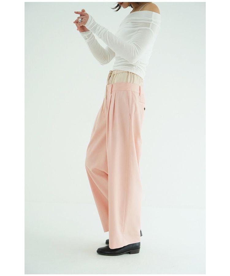 GARAGE OF GOOD CLOTHING「【CLANE】W WAIST WIDE SLACKS」|その他|