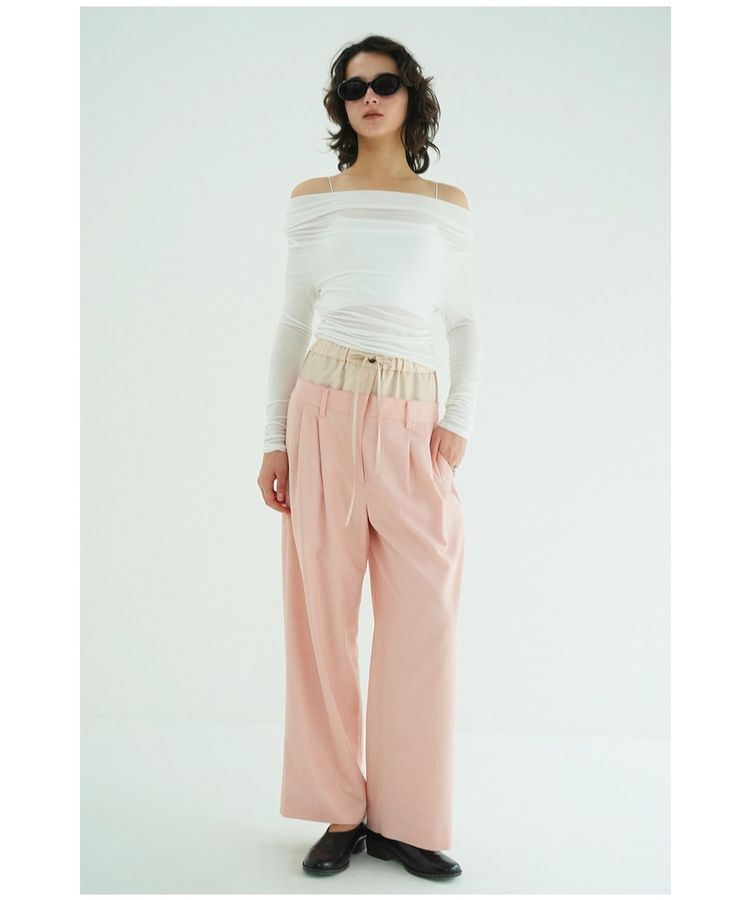 GARAGE OF GOOD CLOTHING「【CLANE】W WAIST WIDE SLACKS」|その他|