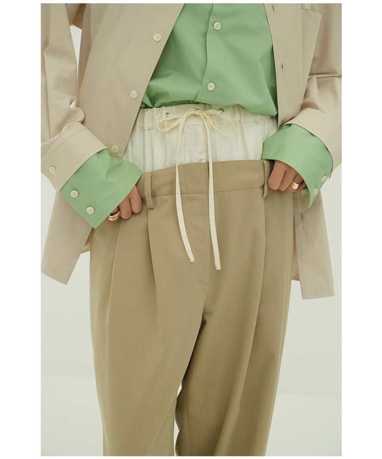 GARAGE OF GOOD CLOTHING「【CLANE】W WAIST WIDE SLACKS」|その他|