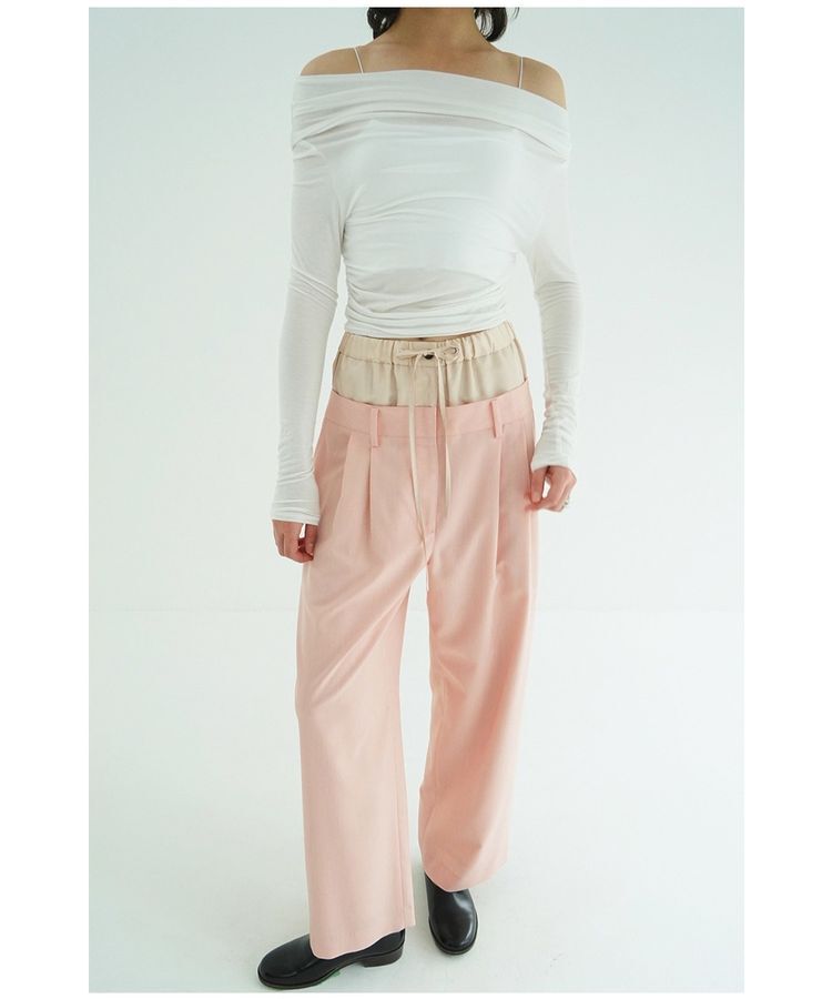 GARAGE OF GOOD CLOTHING「【CLANE】W WAIST WIDE SLACKS」|その他|