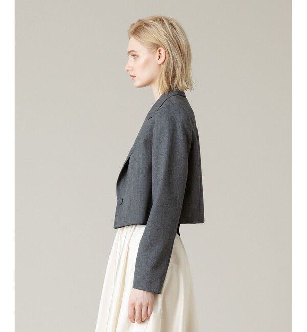 LOULOU WILLOUGHBY「【LOULOU WILLOUGHBY】ルマーノツイルショートジャケット」|テーラードジャケット|