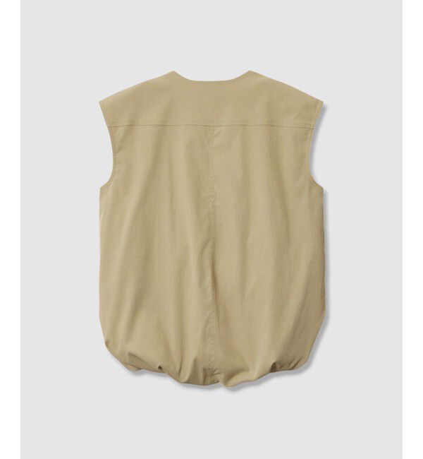 allureville「チノギャザリングヘムジレブルゾン」|ブルゾン・スタジャン|