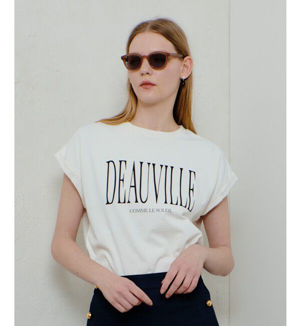 allureville「ピグメントダイターンバックスリーブ Tシャツ」|Tシャツ・カットソー|