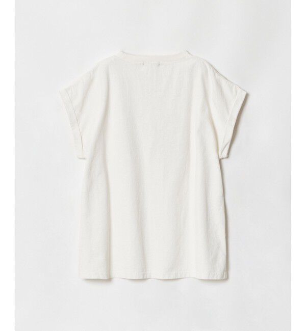 allureville「ピグメントダイターンバックスリーブ Tシャツ」|Tシャツ・カットソー|