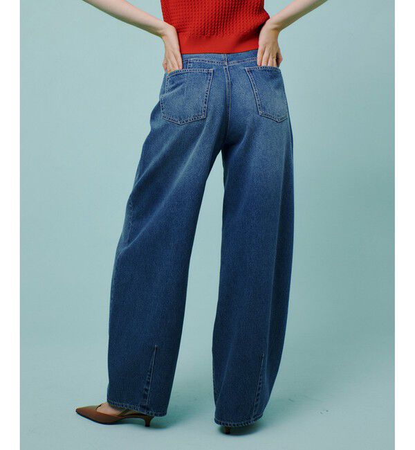 allureville「セミバギーデニムパンツ」|デニム|