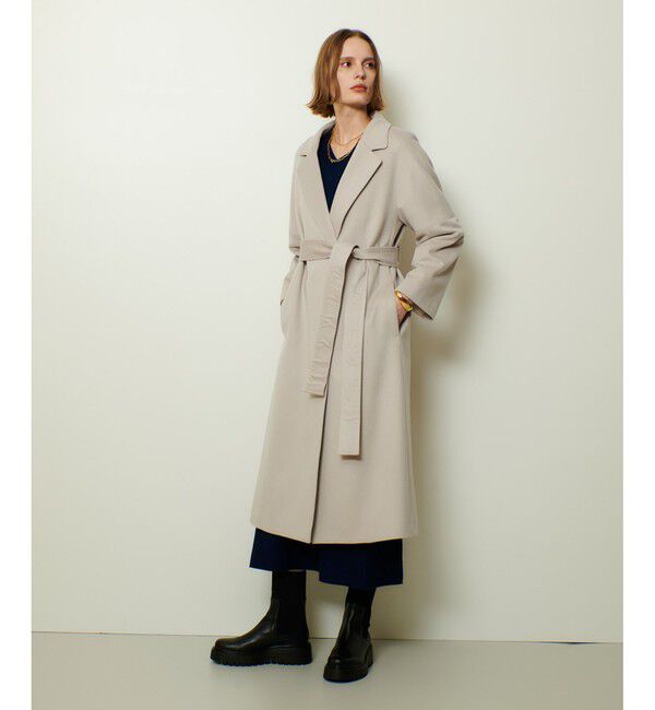 allureville「WEB限定 カシミヤビーバーコート」|ダッフルコート|