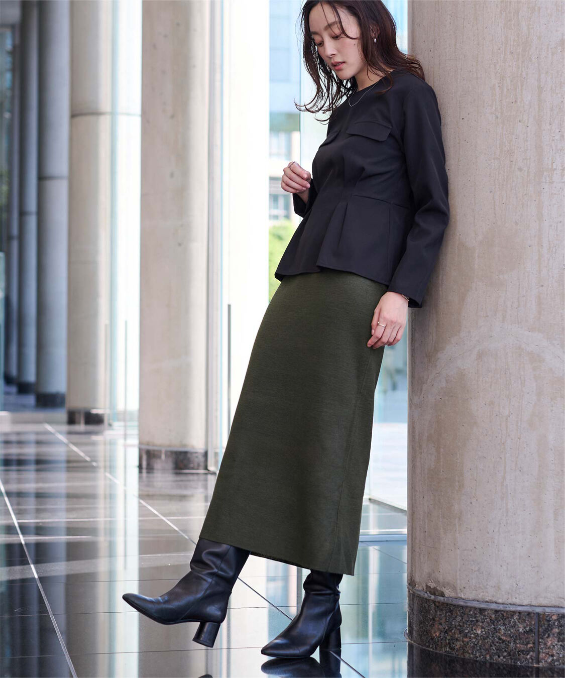 ur's「ミラノリブニットセットアップ」|ニット・セーター|