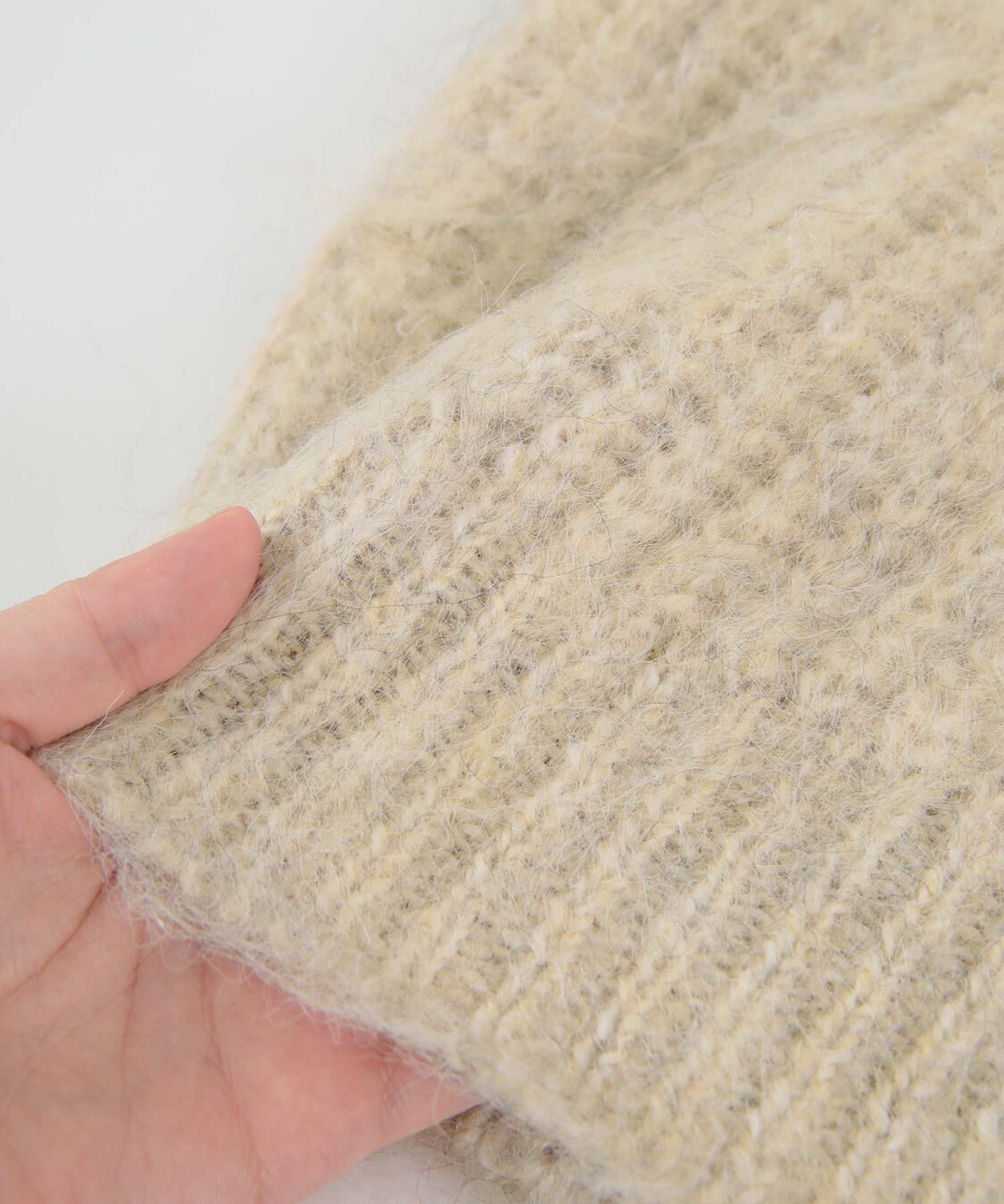 titivate「モヘアライクシャギーVネックニットカーディガン」|ニット・セーター|