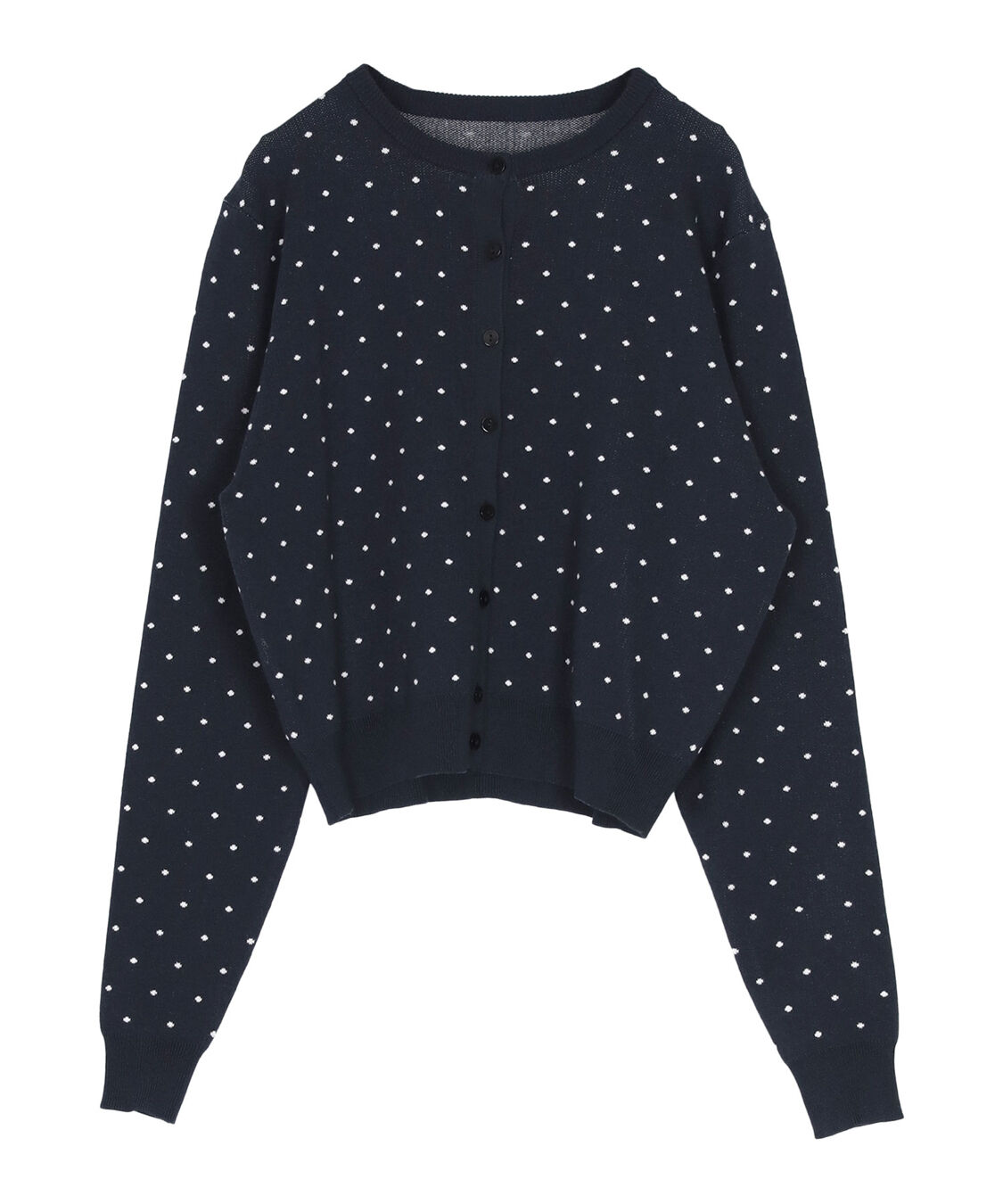 titivate「ドットジャガードニットカーディガン」|ニット・セーター|