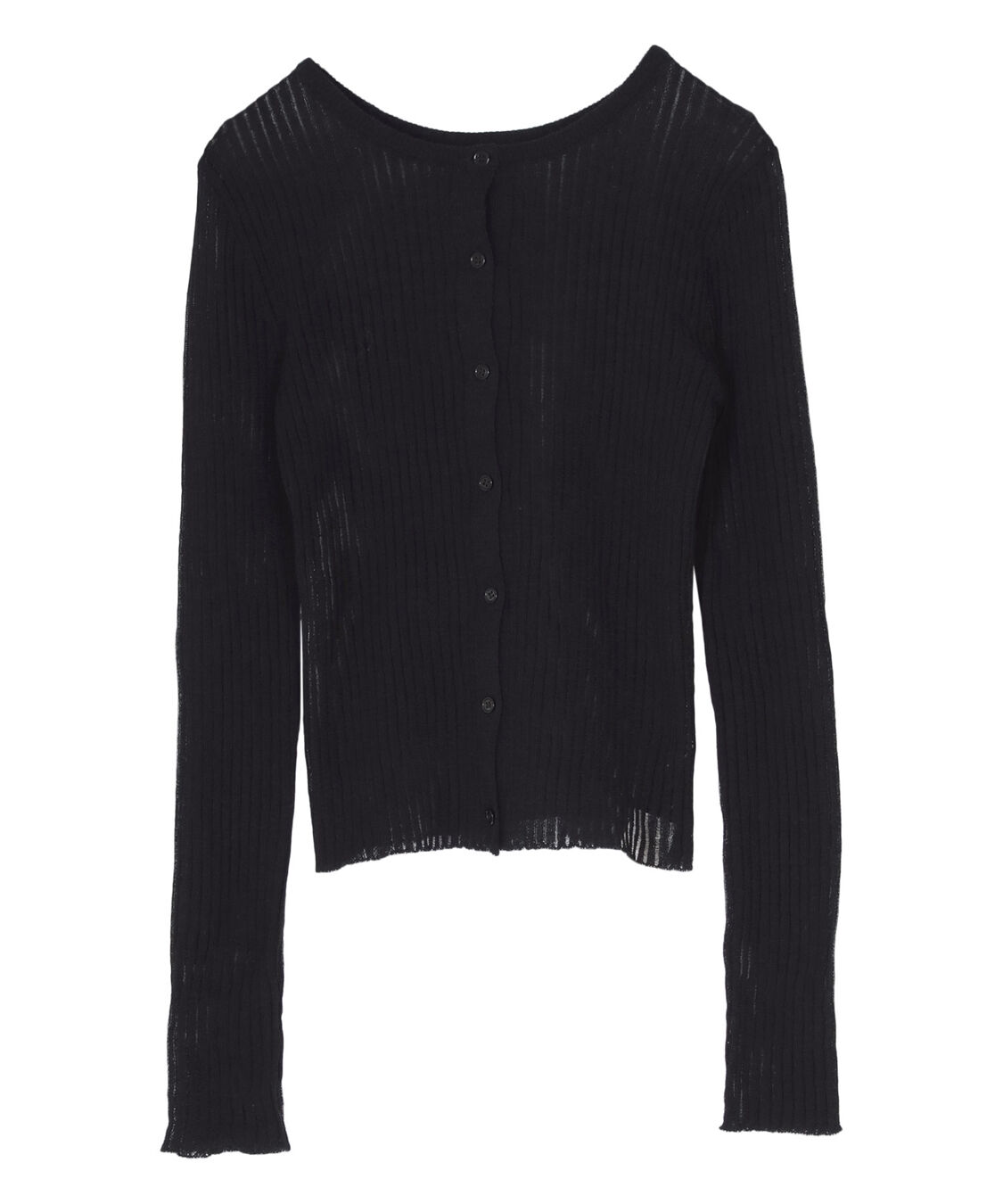 titivate「前後2wayウォッシャブルリブシアーニットカーディガン」|カーディガン|