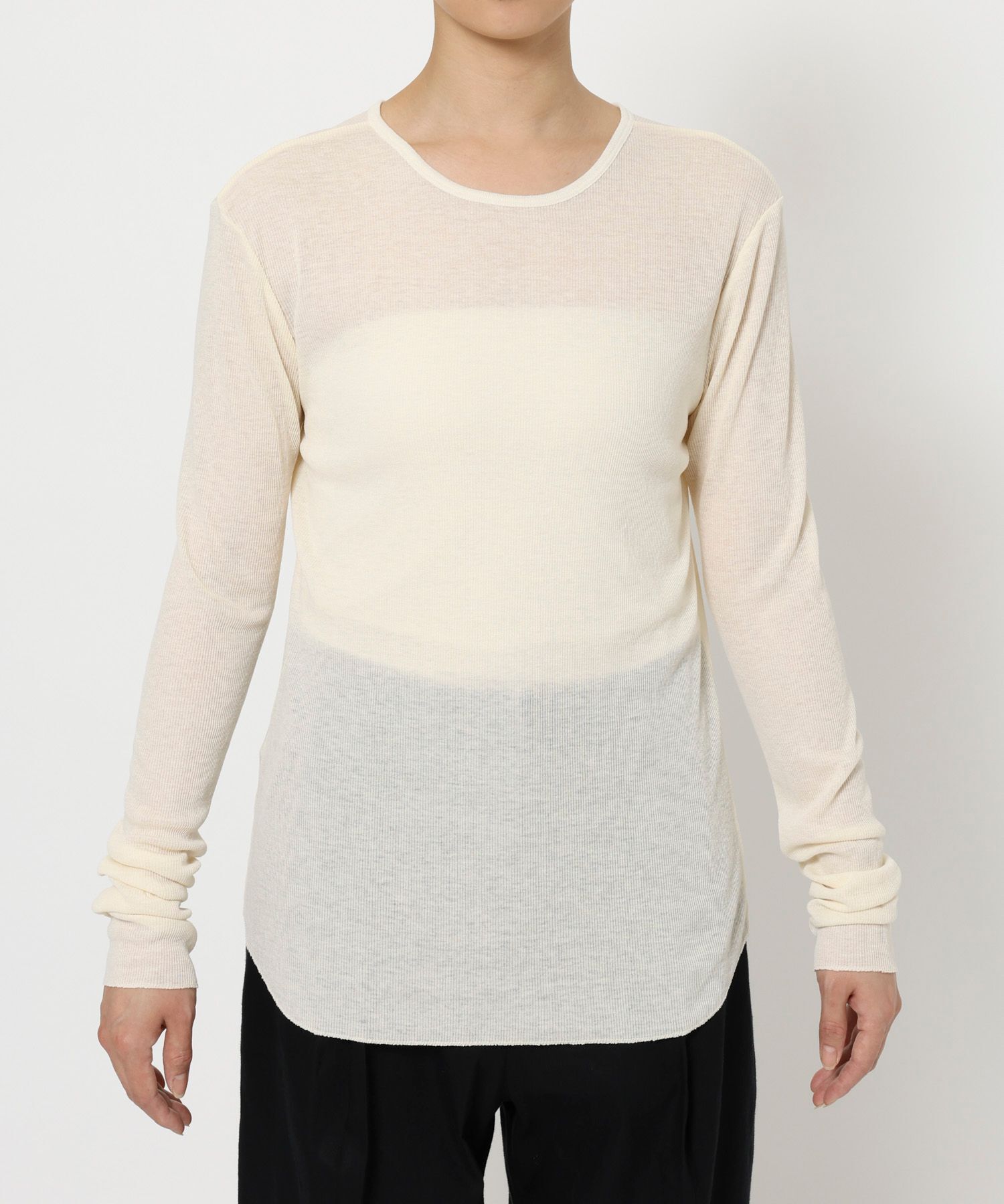 BABYLONE「2WAYストレッチウールテレコ」|Tシャツ・カットソー|