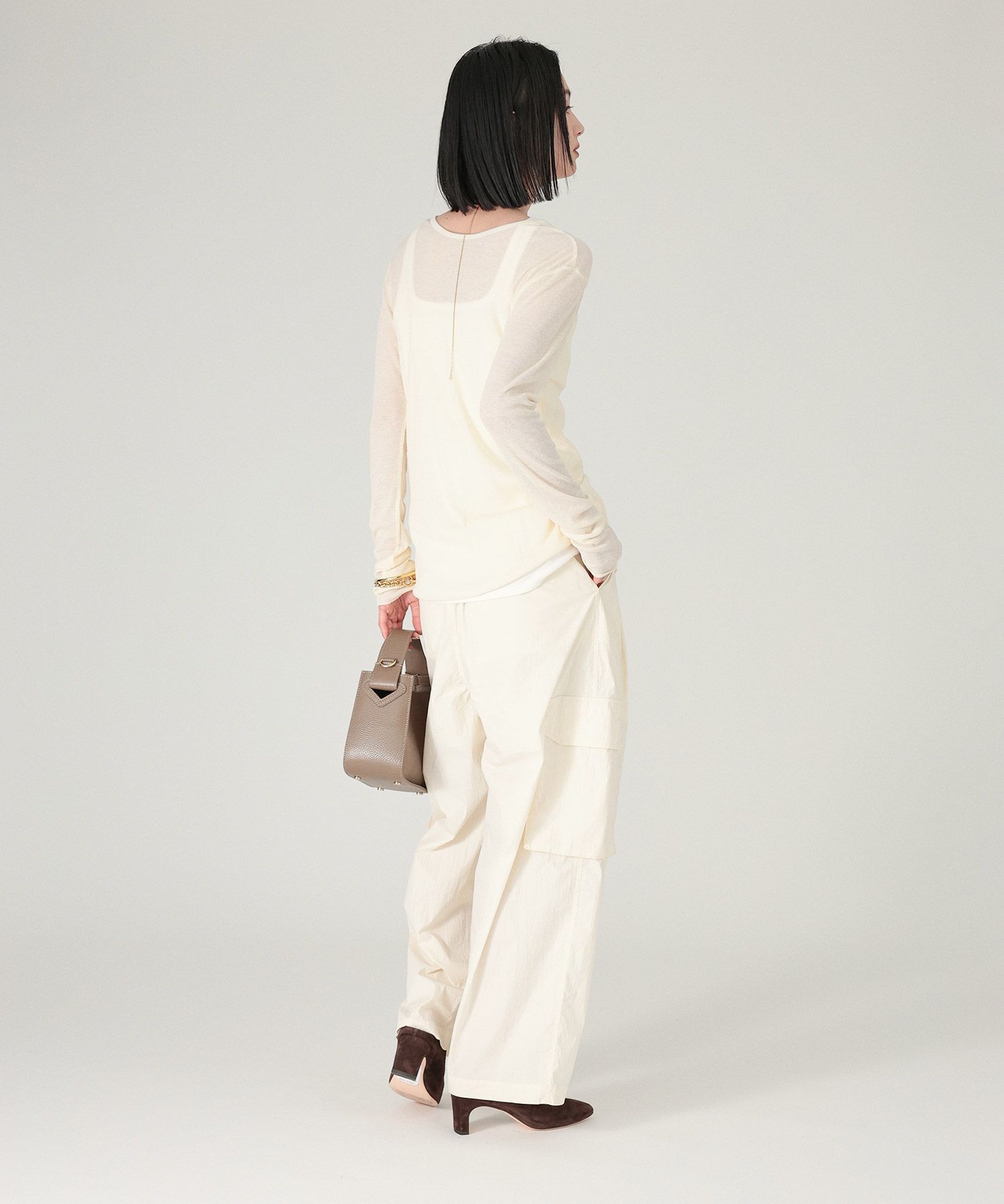 BABYLONE「2WAYストレッチウールテレコ」|Tシャツ・カットソー|