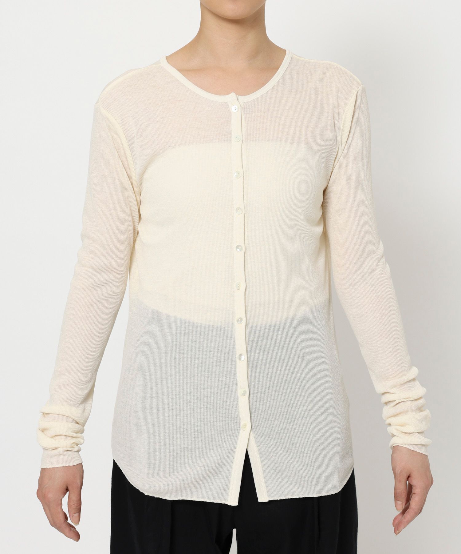 BABYLONE「2WAYストレッチウールテレコ」|Tシャツ・カットソー|