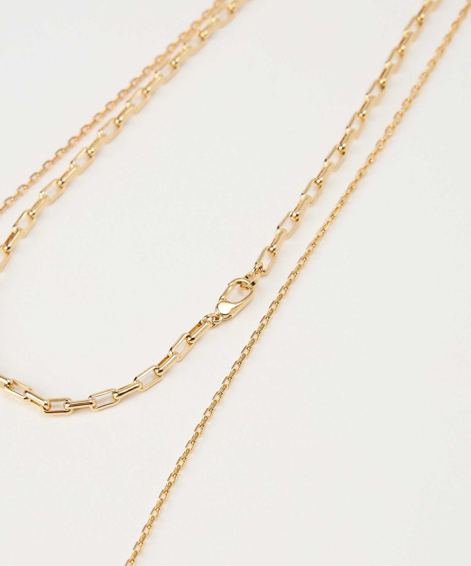 BABYLONE「MIXチェーンロングネックレス」|ネックレス|