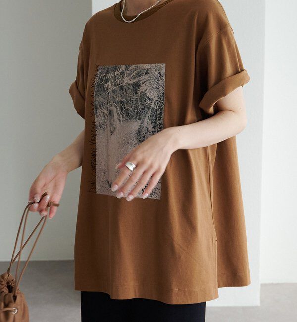  「【接触冷感+UVカット】フォトプリントTシャツ」|Tシャツ・カットソー|