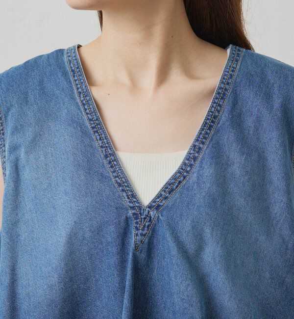  「【SET ITEM】デニムフレアブラウス+イージーパンツセット」|その他|