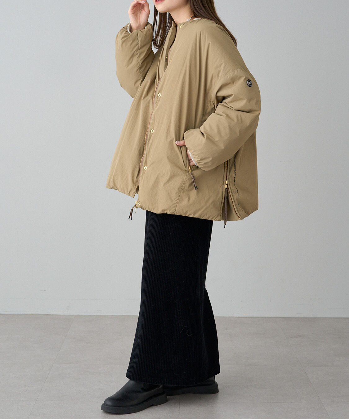  「【リバイバル/WEB限定】フレンチダックダウンサイドジップジャケット」|テーラードジャケット|