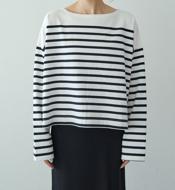  「【@kokiminitaコラボ】パネルボーダーワイドスリーブカットソー」|Tシャツ・カットソー|